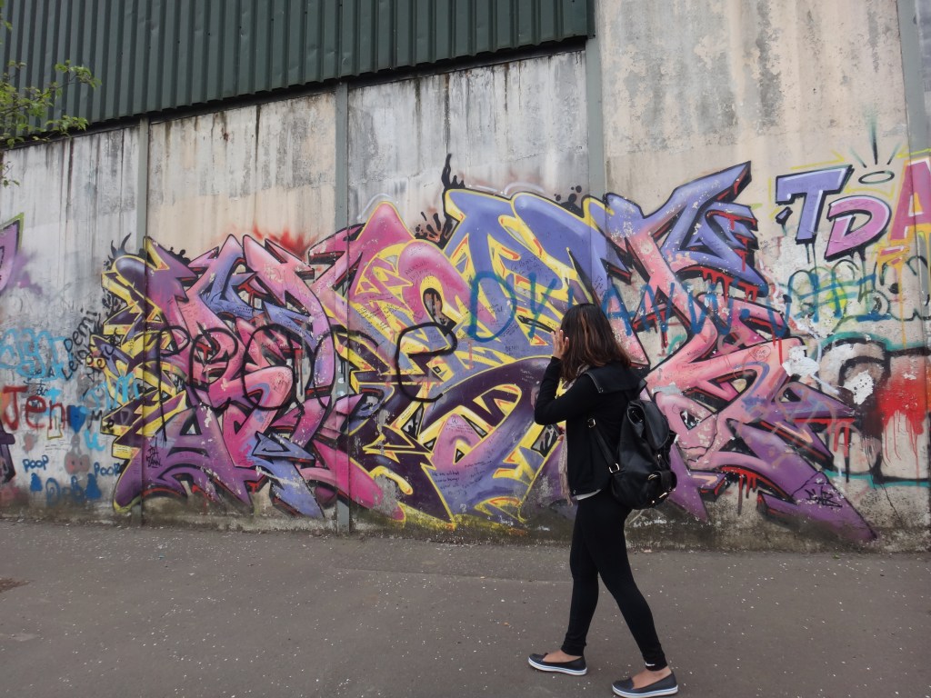 Graffiti on the peace wall